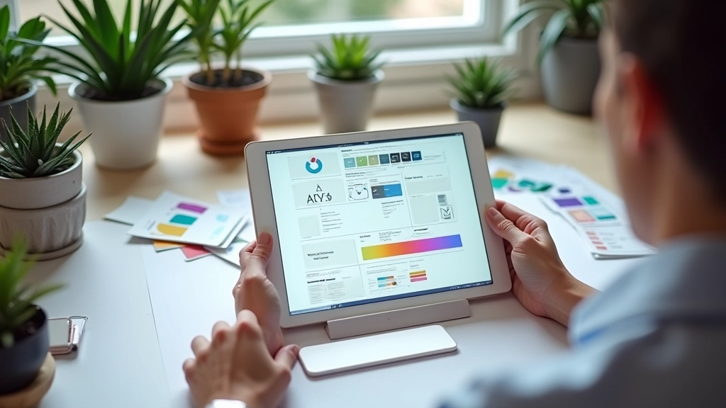 Ejemplo ilustrativo de portfolios web para diseñadores